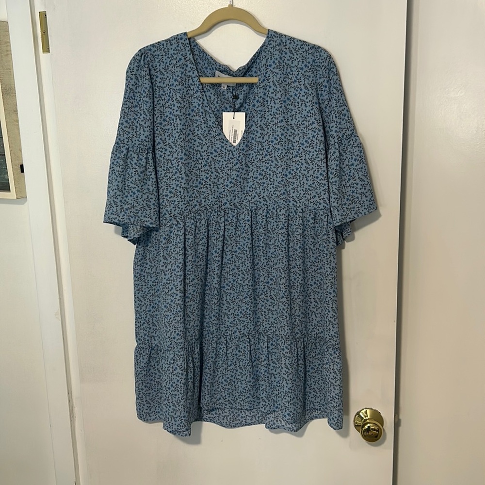 Park & Fifth XL Rennie Mini Dress, London Blue